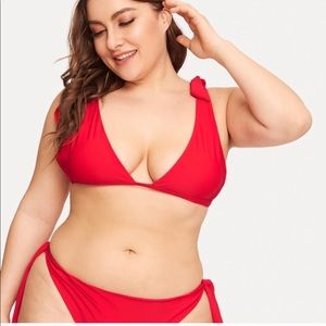 Cross Back Red Bikini! 💄
